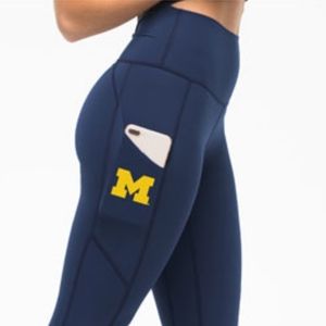 KADYLUXE Michigan State Navy yoga pants